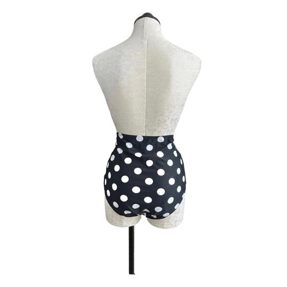 Retro Bikini Bottom High Waist Ruched Sides 4X/ Fits like a XL New without Tags - Picture 3 of 8